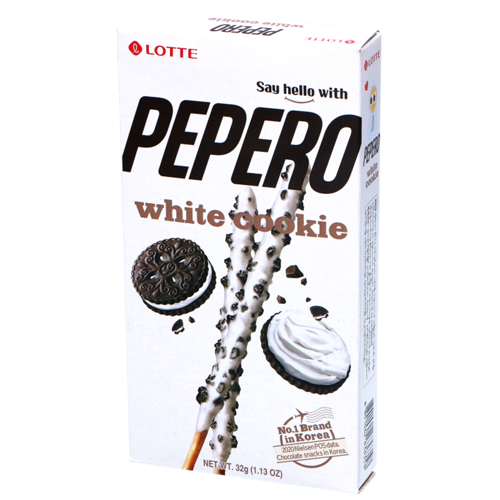 Picture of KR | LOTTE | Pepero - White Cookie Sticks | 40x32g.