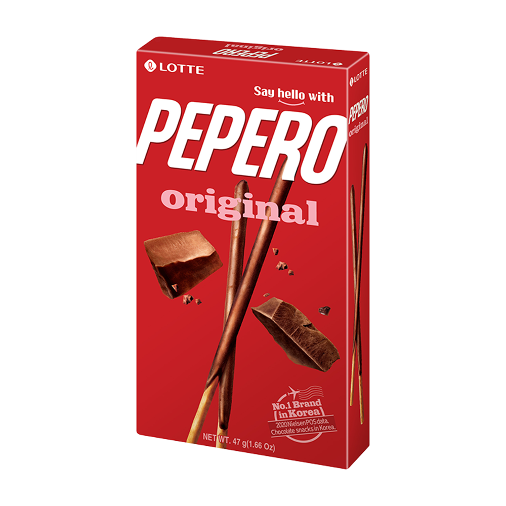 Picture of KR | LOTTE | Pepero - Original (Chocolate) Sticks | 40x47g.