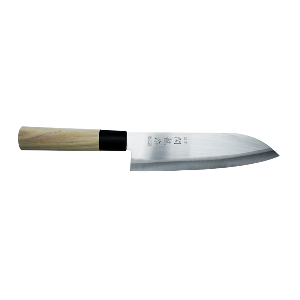 Picture of JP Knife SS Santoku (Wooden 16.5cm.)