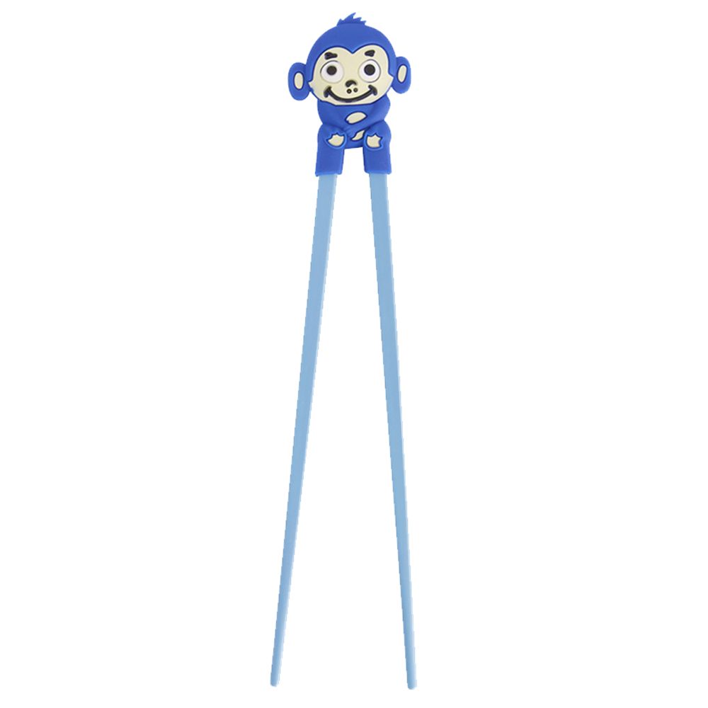 Picture of CN | Tokyo Design Studio | Children Chopsticks Monkey Blue (22cm.) | 24pcs.