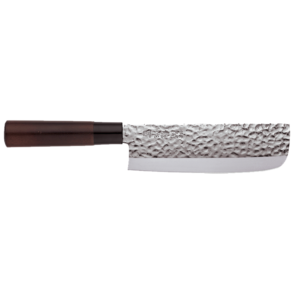 Picture of JP Knife SS Nakkiri Hammered Style (Brown 16.5cm.)