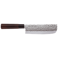 Picture of JP SS Cooking Knife Nakkiri 165mm Hammered Style