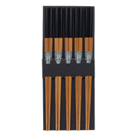 Picture of CN Bamboo Chopstick 5pair Black