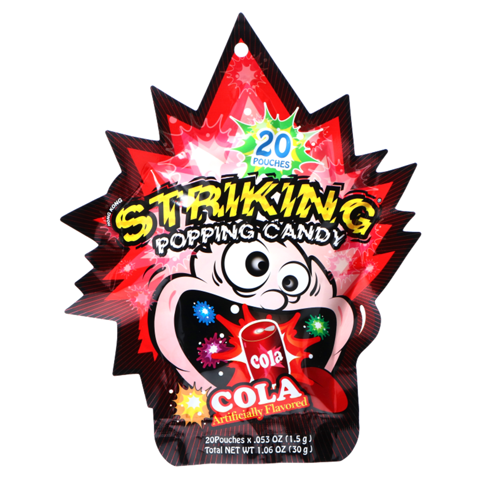 Picture of HK | Striking | Popping Candy - Cola Flavour | 4x12x30g.