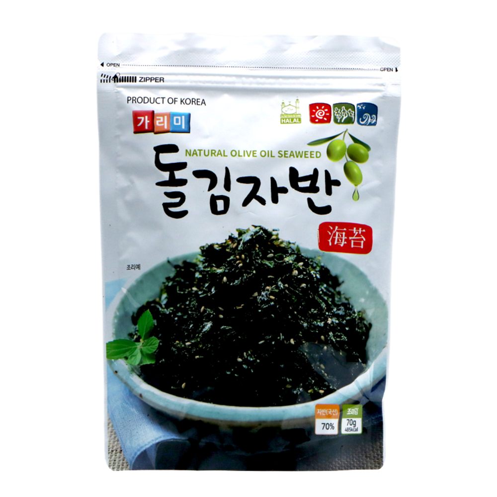 Picture of KR | Garimi | Olive Oil Seaweed (Shredded) GimJaban Flavor | 30x70g.