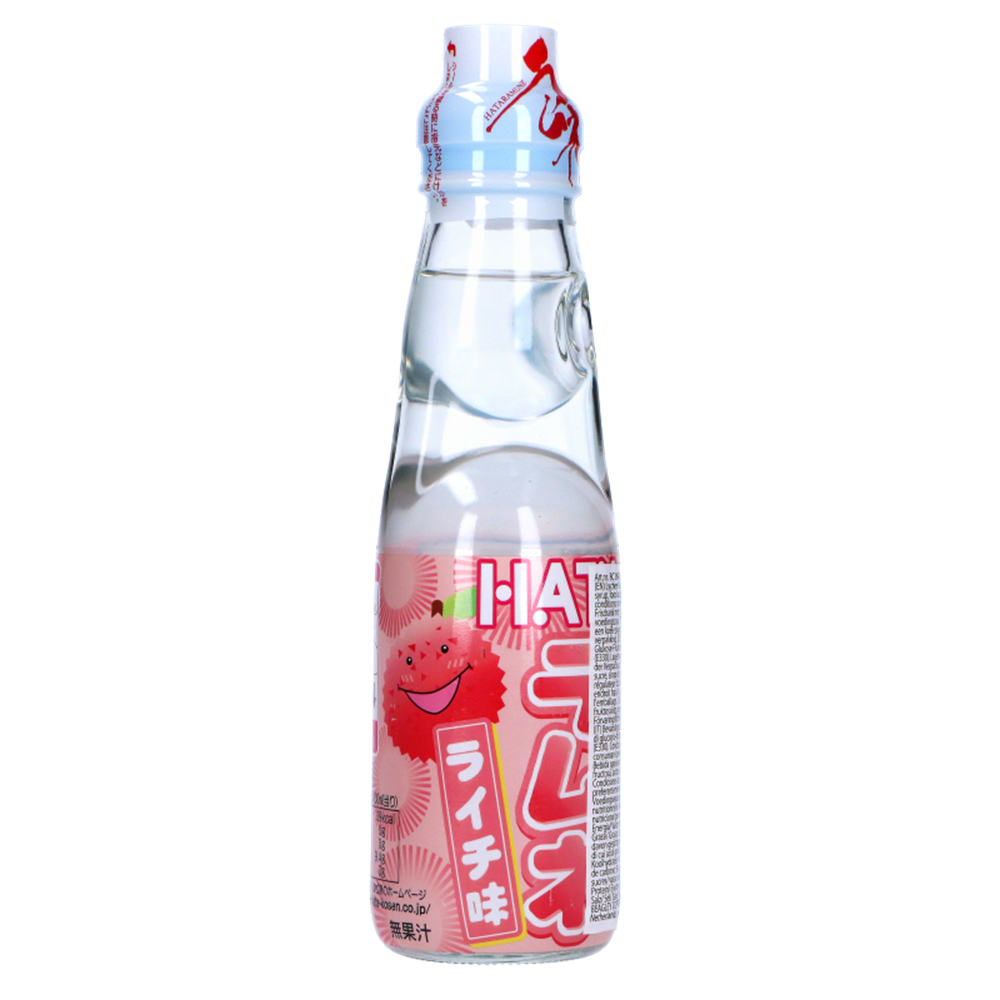 Picture of JP | HATA KOSEN | Ramune Lychee Soda Pop Drink | 30x200ml.