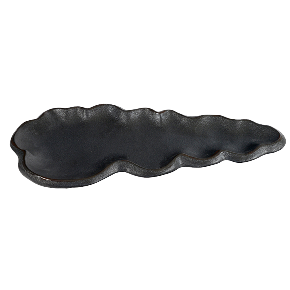 Picture of CN | Tajimi Black Plate Cloud (35.5x14.5x3cm.)  | 1 piece