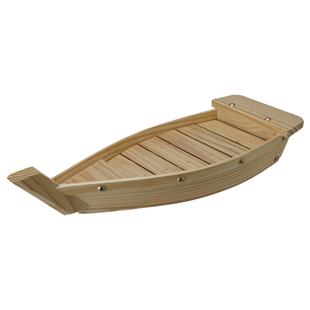 Picture of CN | Wooden Sushi Boat W/out Mast and Net (42x16cm) | 1pcs.