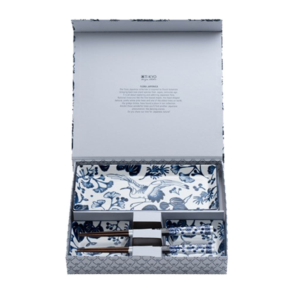Picture of JP Flora Japonica Sushi Plate Giftset 
