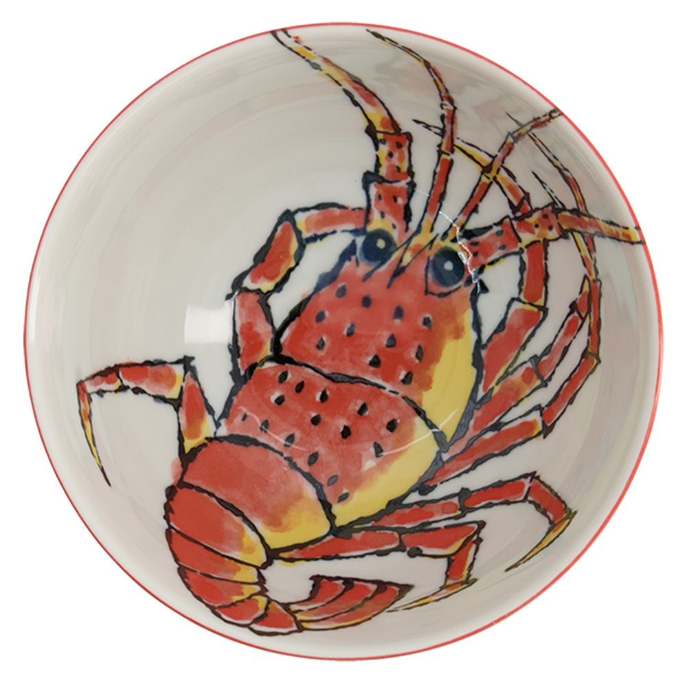 Picture of JP Seafood Bowl Ebi Red (13.2x6.8cm.)