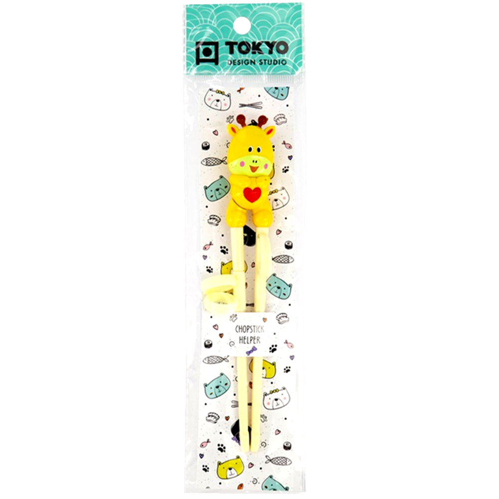 Picture of CN | Tokyo Design Studio | Children Chopsticks Giraffe (18cm.) | 24pcs.
