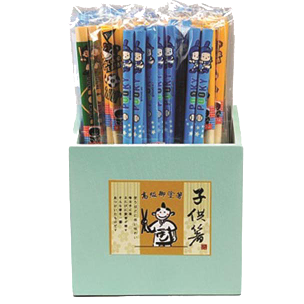 Picture of CN | Tokyo Design Studio | Chopsticks Children Box Blue - 50 Pair | 1 set