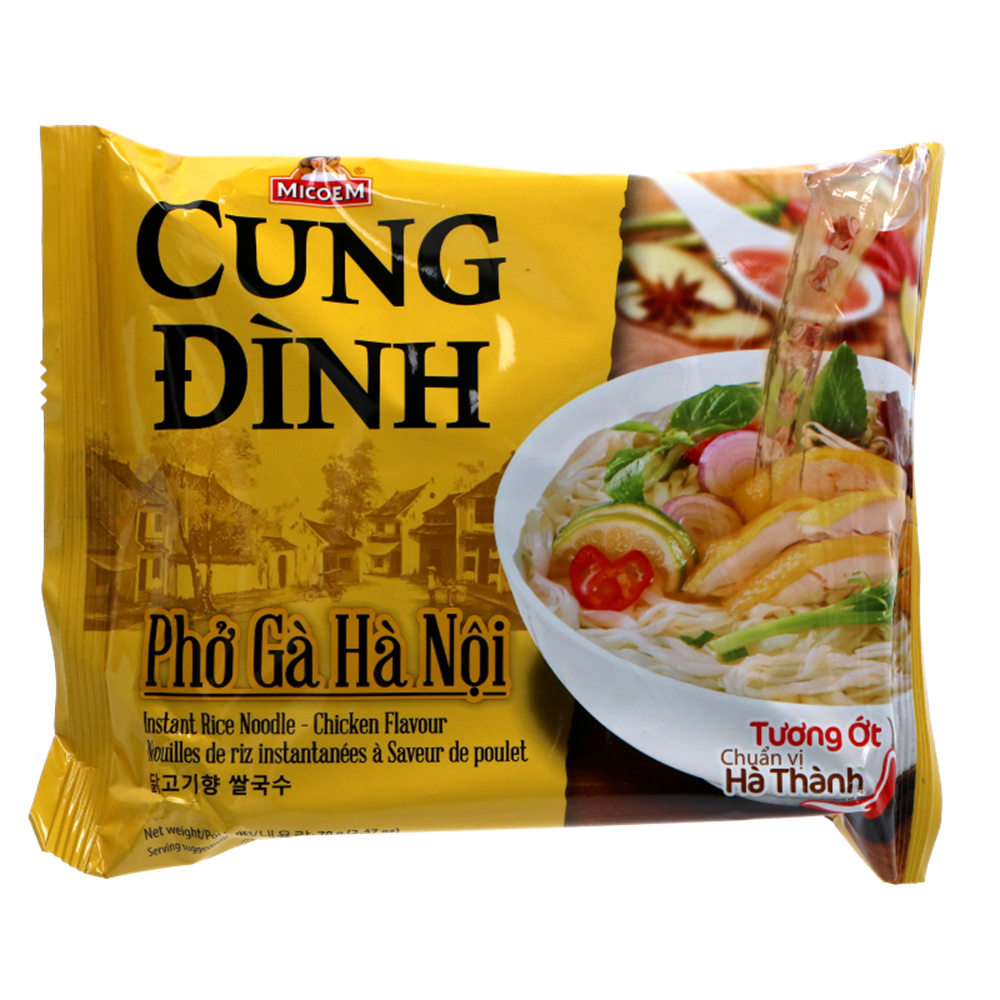 Picture of VN | Cung Dình | Instant Rice Noodles  - Pho Ga - Chicken - Bag | 30x70g.