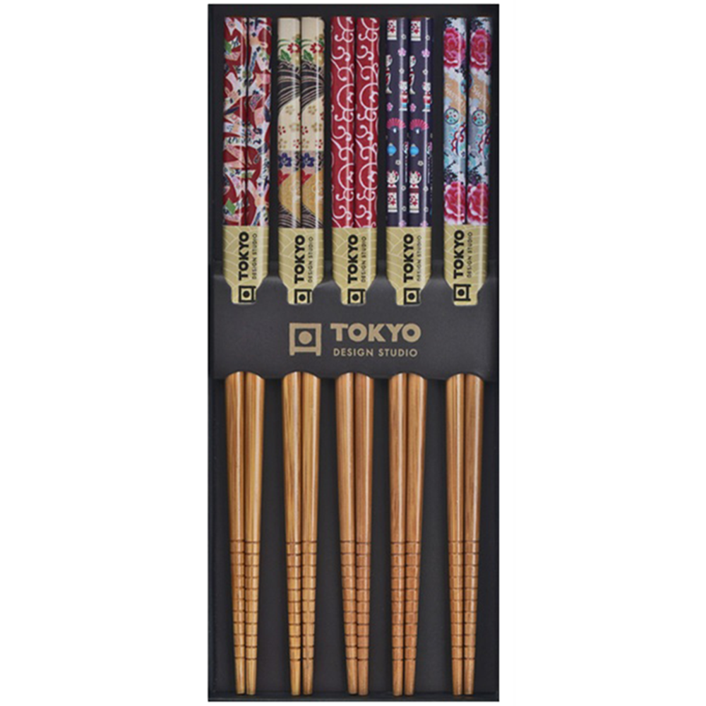Picture of CN | Tokyo Design Studio | Chopsticks Colored - 5 pair | 10 sets