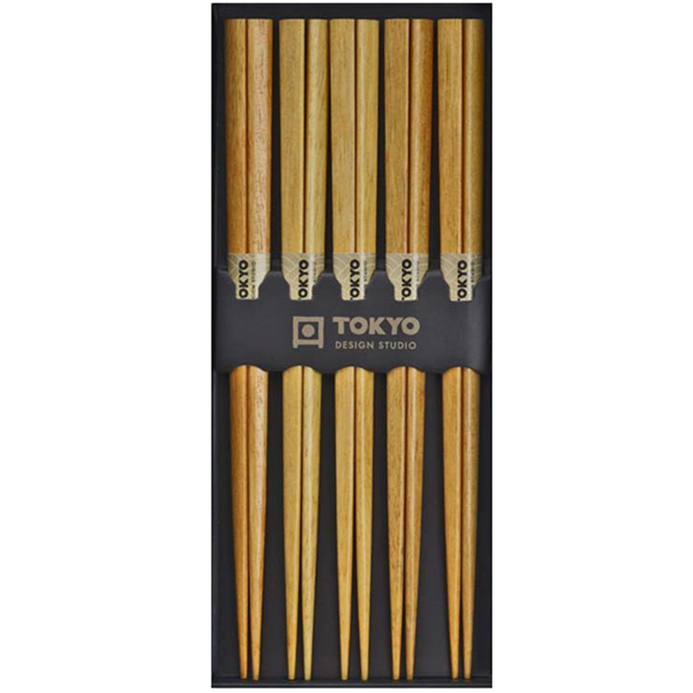 Picture of CN | Tokyo Design Studio | Chopsticks Light Wood - 5 Pair | 10 sets