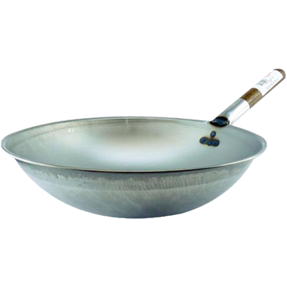 Picture of GB Deep Rolled Edge Wok Medium Weight 35,60cm