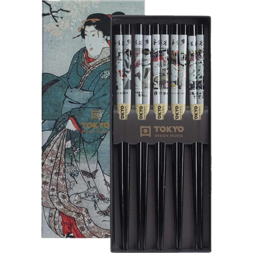 Afbeelding van CN | Tokyo Design Studio | Chopsticks Giftset Erotic - 5 Pair | 10 sets