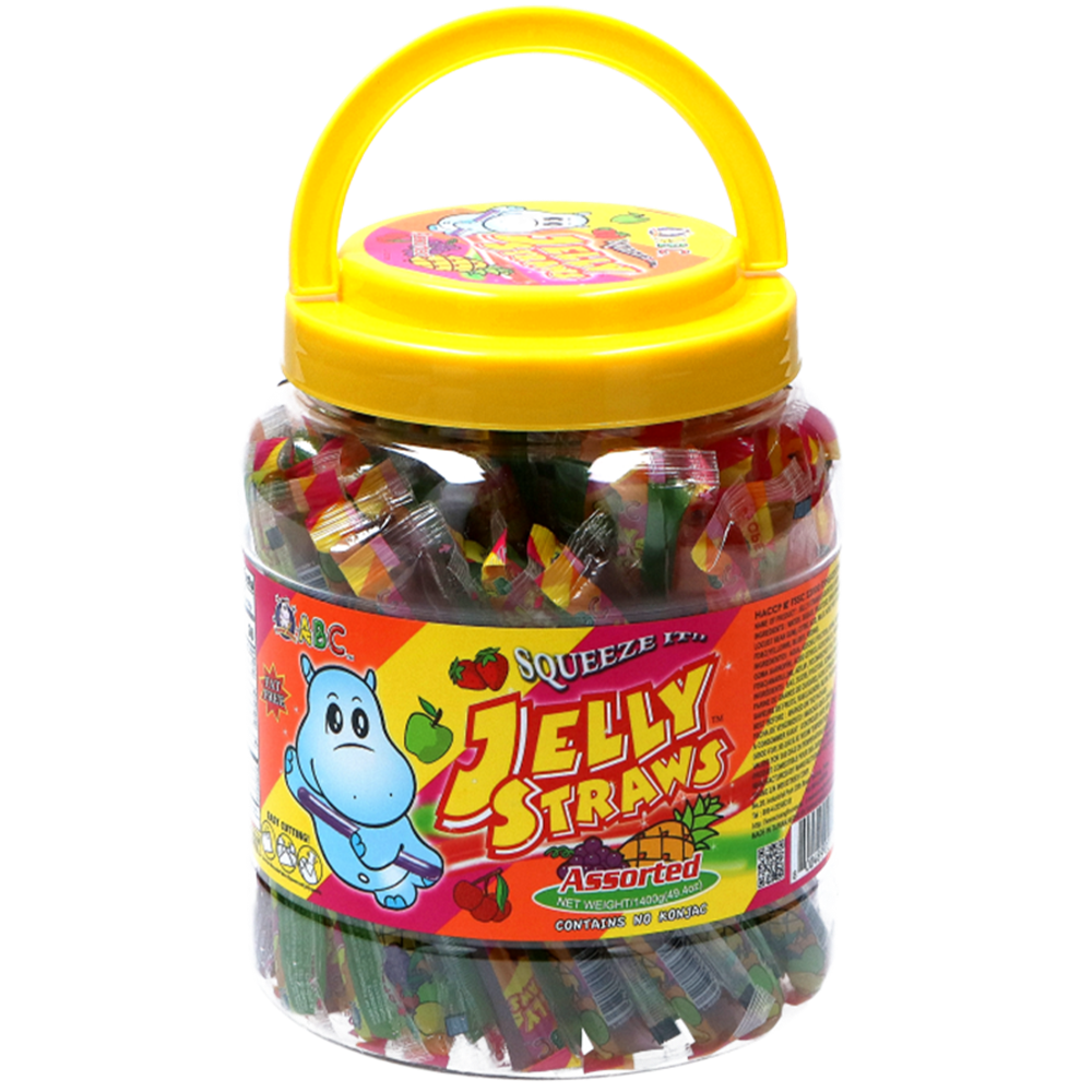 Picture of TW Hippo Jelly Straw Jar