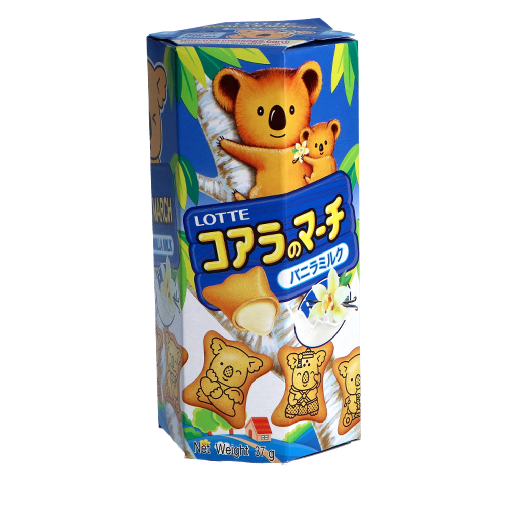 Picture of TH | LOTTE | Koala's March Vanilla Milk Biscuit | 8x6x37g.
