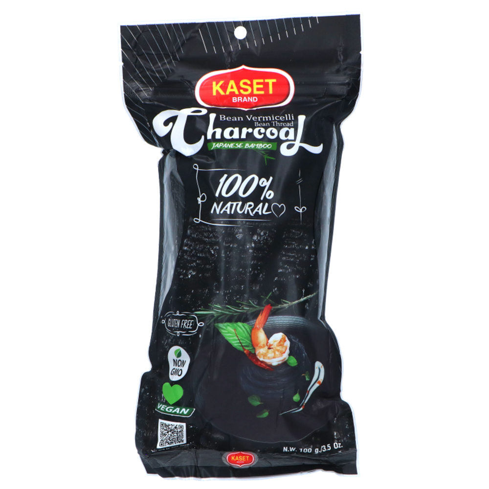 Picture of TH | Kaset | Charcoal Bean Vermicelli (Black) | 12x100g.