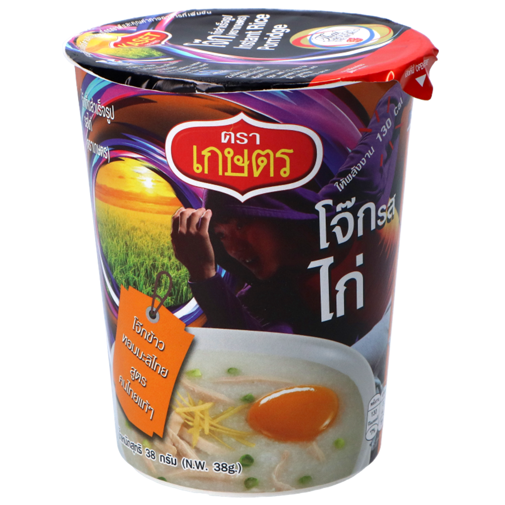 Picture of TH | Kaset | Instant Rice Porridge Chicken Flavor (Cup) | 12x38g.
