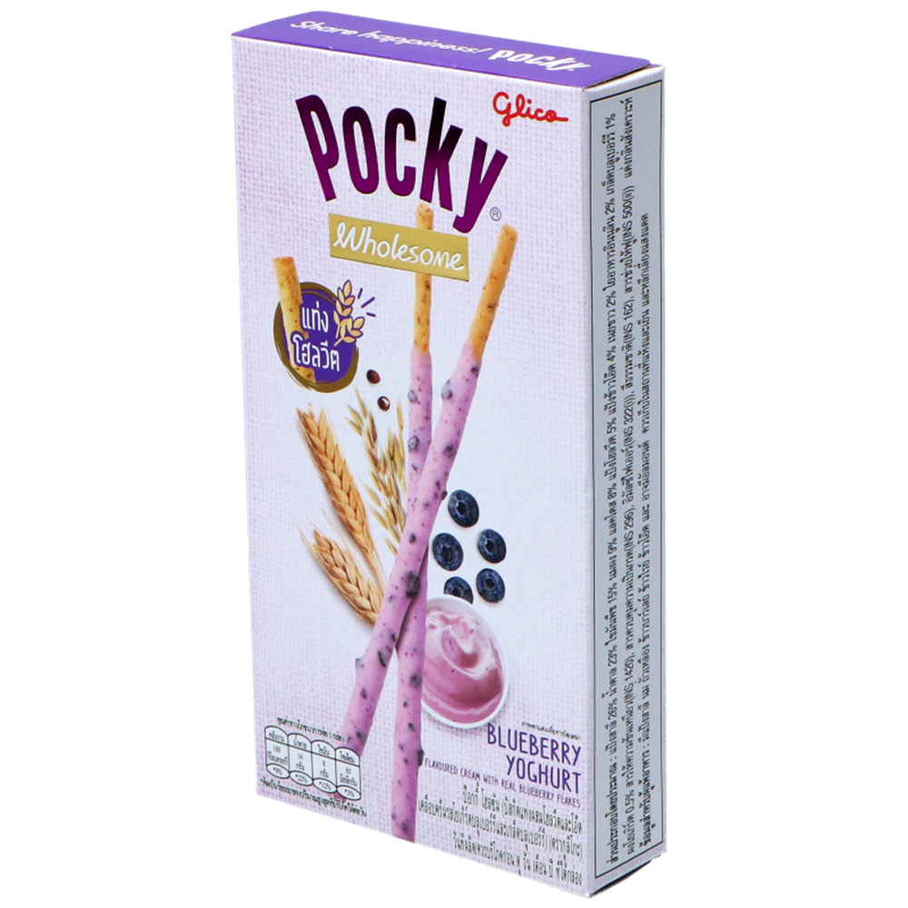 Picture of TH | Glico | Pocky Biscuit Stick Whole Blueberry Yoghurt | 6x10x36g.