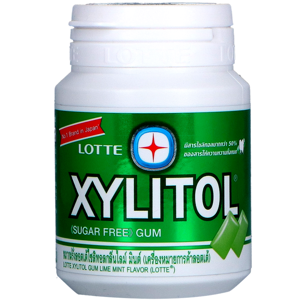 Picture of TH Xylitol Limemint Gum - Handy Bottle