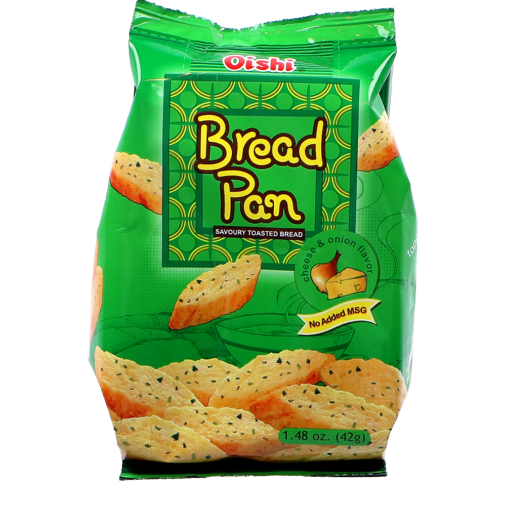 Picture of PH | Oishi | Bread Pan Savoury Toasted Cheese & Onion | 60x42g.