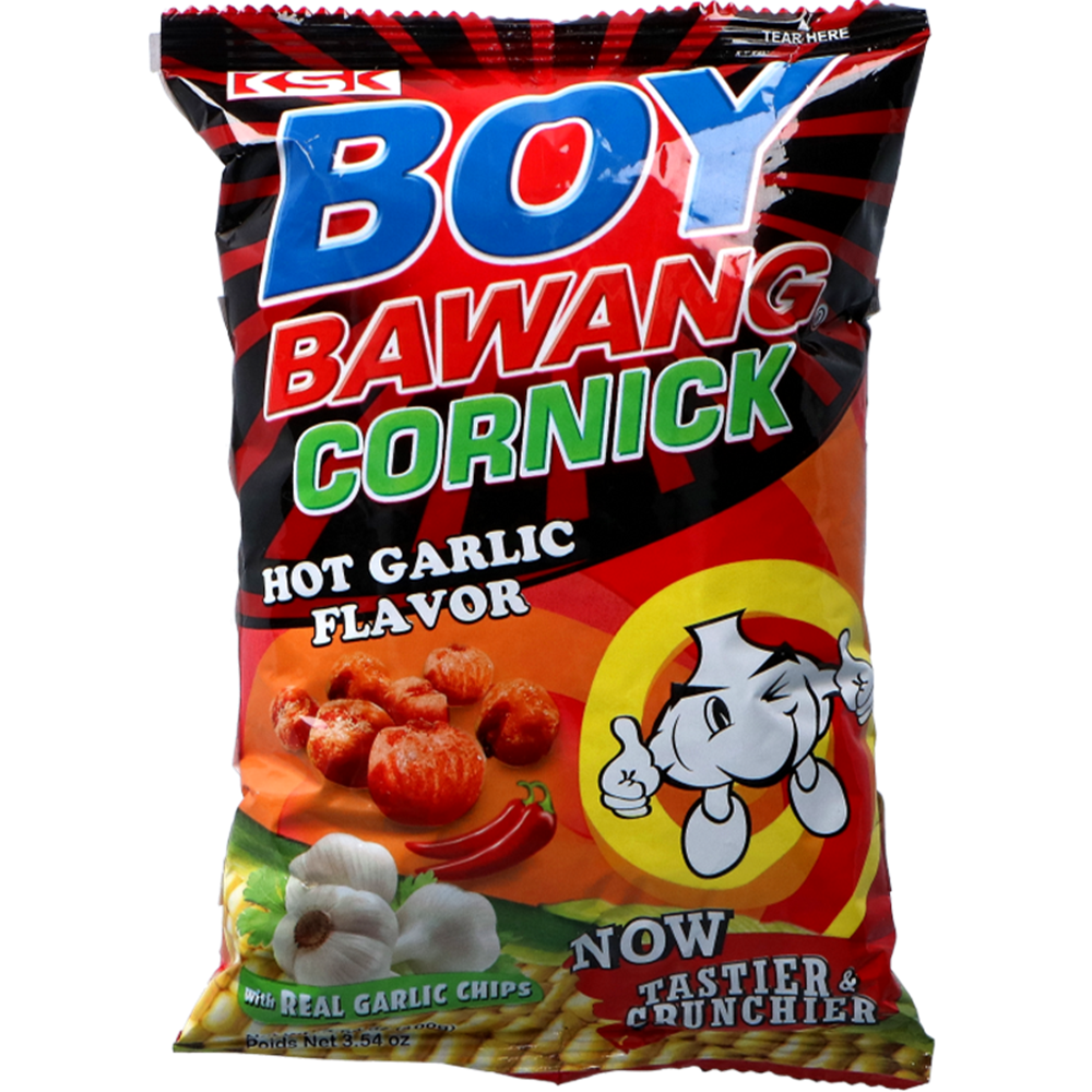 Picture of PH | Boy Bawang |  Corn Snack Hot Garlic Flavor  | 40x90g.