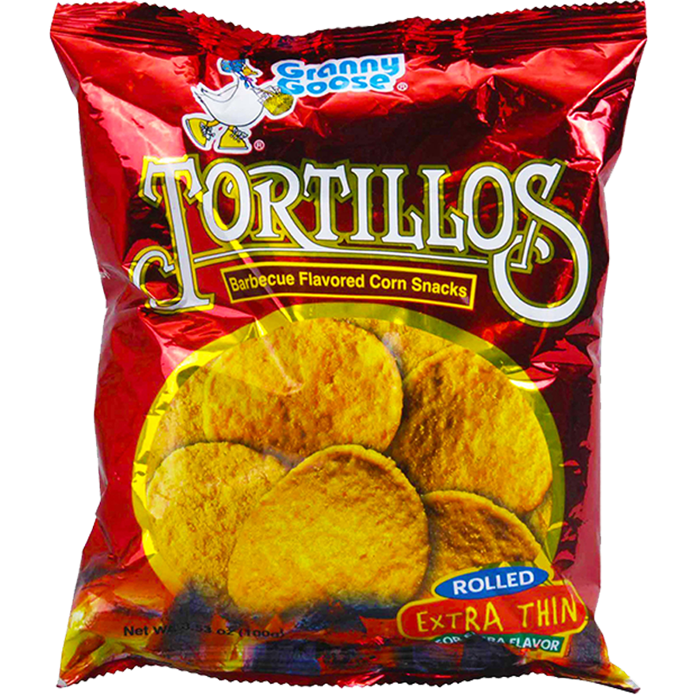 Picture of PH | Granny Goose | Tortillos Barbecue Chips | 50x100g.