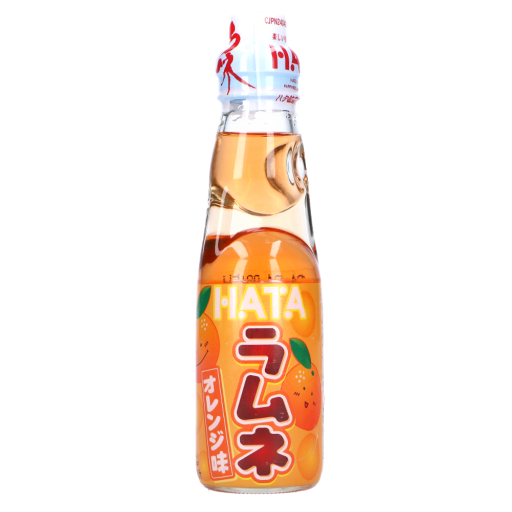 Picture of JP | HATA KOSEN | Ramune Orange Soda Pop Drink | 30x200ml.
