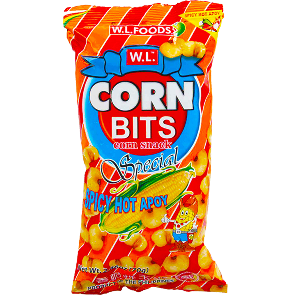 Picture of PH | W.L. | Corn Bits - Spicy Hot Apoy | 100x70g.