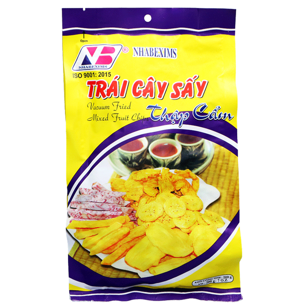 Picture of VN | Nha Be | Mix Fruits Chips (Trai Cay) | 25x200g.