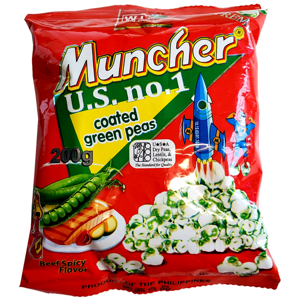 Picture of PH | W.L. | Muncher Coated Green Peas Beef Spicy Flavor | 50x200g.