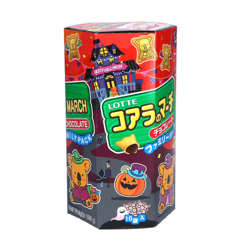 Picture of TH | LOTTE | Koala's March Halloween Biscuit | 10x195g.