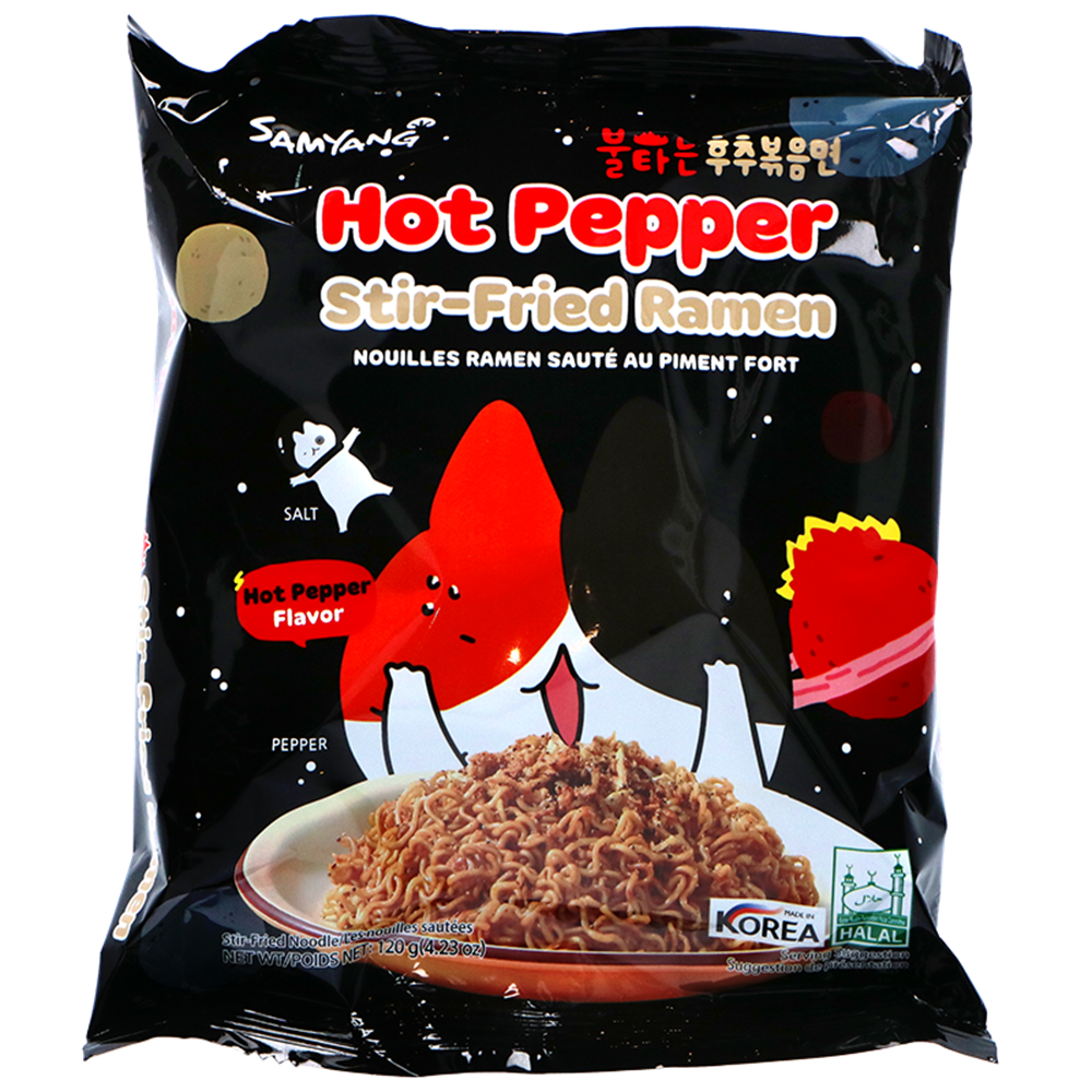 Picture of KR | Samyang | Hot Pepper Stir Fried Ramen | 8x5x120g. 