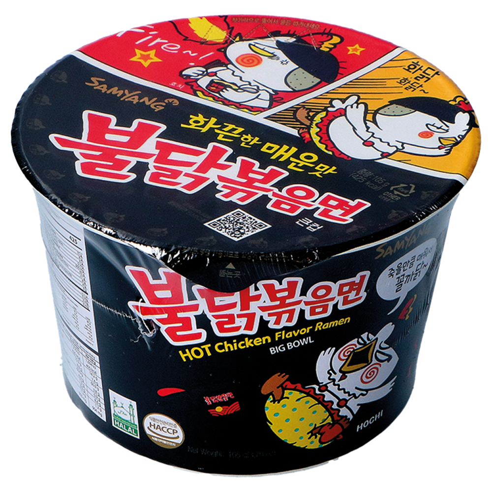 Picture of KR | Samyang | Buldak Ramen Hot Chicken Original Big Bowl | 16x105g. 