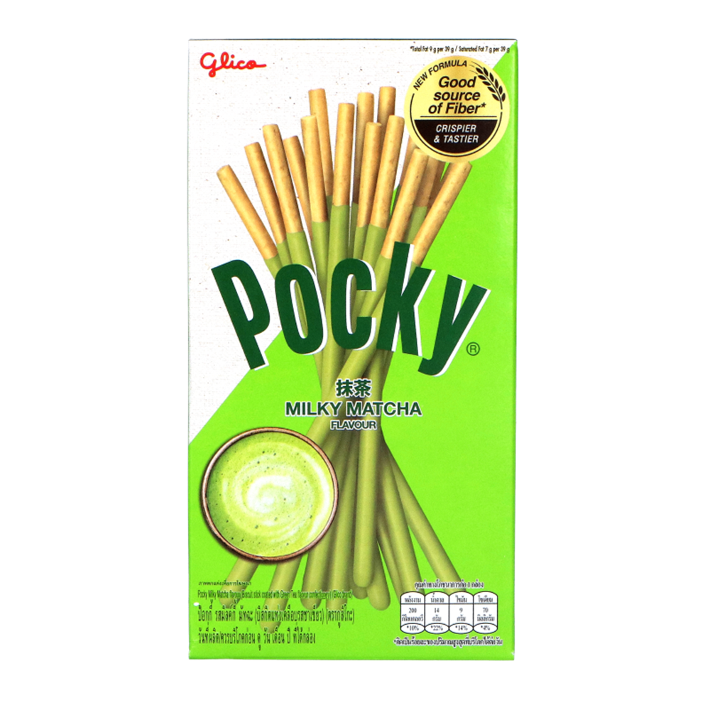 Picture of TH | Glico | Pocky Biscuit Stick  Green Tea Matcha | 12x10x39g.