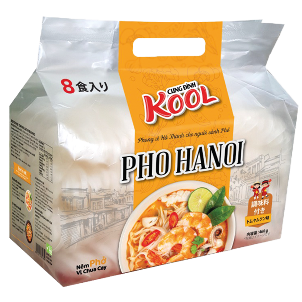 Picture of VN | Cung Dinh - Kool Brand | Instant Rice Noodles Pho - Tom Yum Flavor | 20x(8x57,5g.)