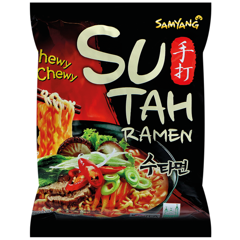 Picture of KR | Samyang | Sutah Ramen - Hot & Spicy Beef Flavor | 20x120g. 