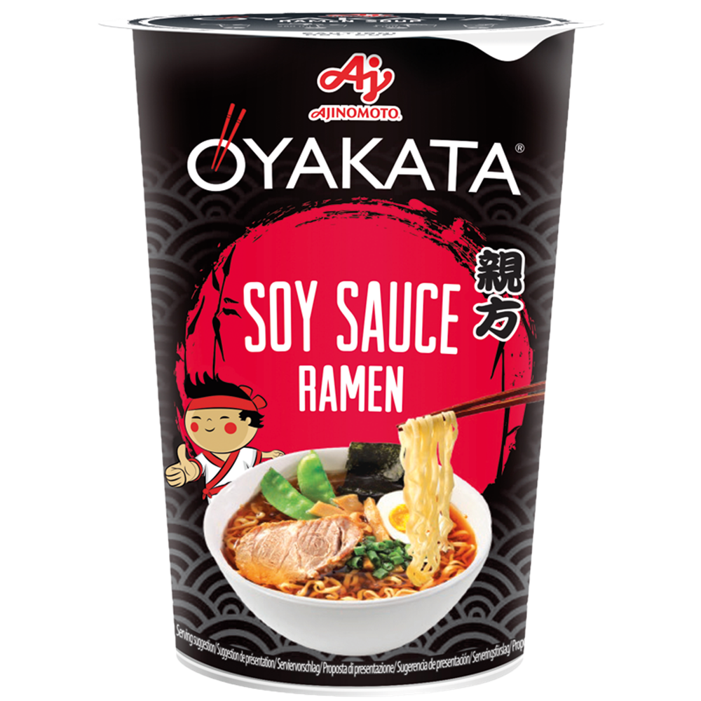 Picture of EU | Ajinomoto | Oyakata Soy Sauce Ramen Soup - Cup | 8x63g.