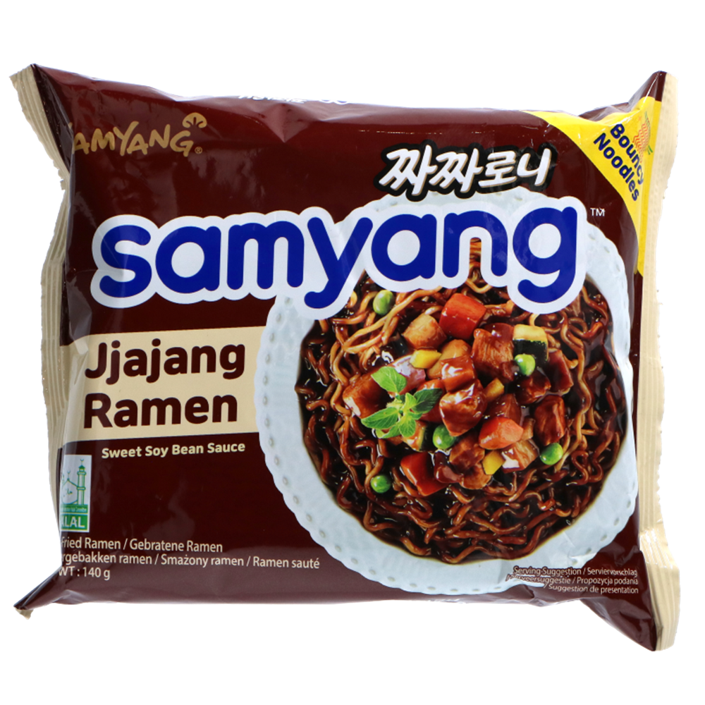 Picture of KR | Samyang | Jjajang Ramen Sweet Soy Bean Sauce (Chacharoni) | 20x140g. 