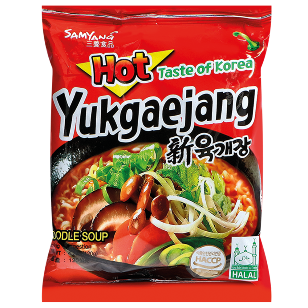 Picture of KR | Samyang | Yukgaejang Hot Instant Noodle - Mushroom Flavor | 20x120g. 