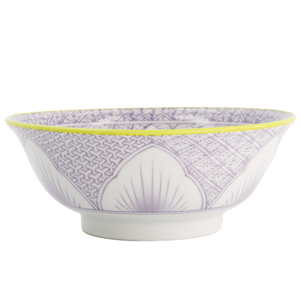 Picture of JP | Tokyo Design Studio | Bowls, Lily Flower Bowls Ramen  (1200ml, Purple) | 3pcs.