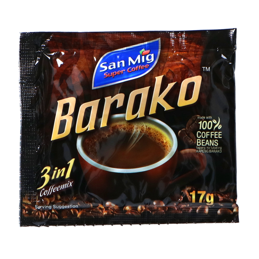 Afbeelding van PH | San Miguel | Coffee 3 in 1 Barako Strip | 10x17g.