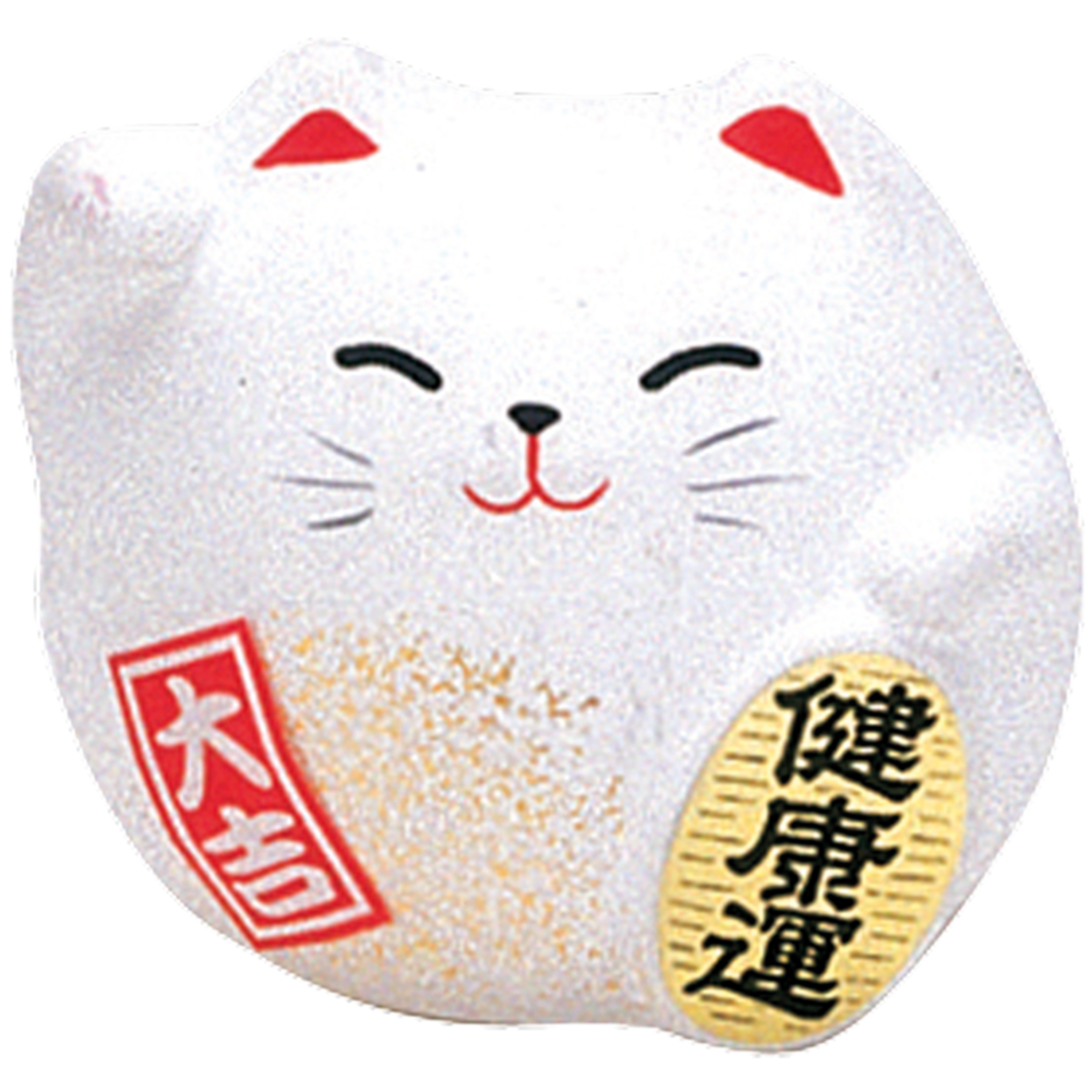 Picture of JP | Tokyo Design Studio | Lucky Cat - White (Health, 5.5cm.) | 6pcs.
