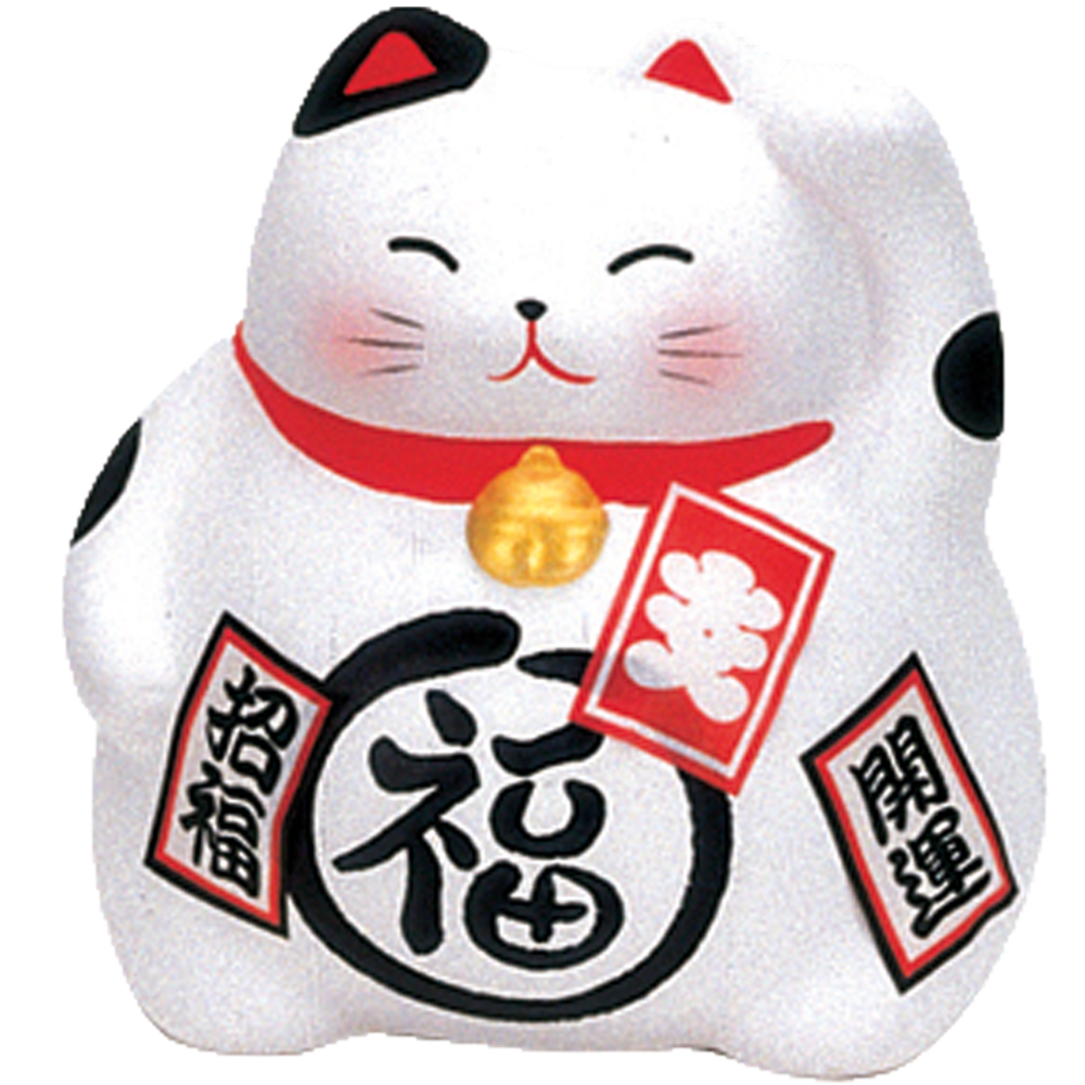 Picture of JP | Tokyo Design Studio | Lucky Cat - Saving Pig White (Fortune, 9cm.) | 6pcs.