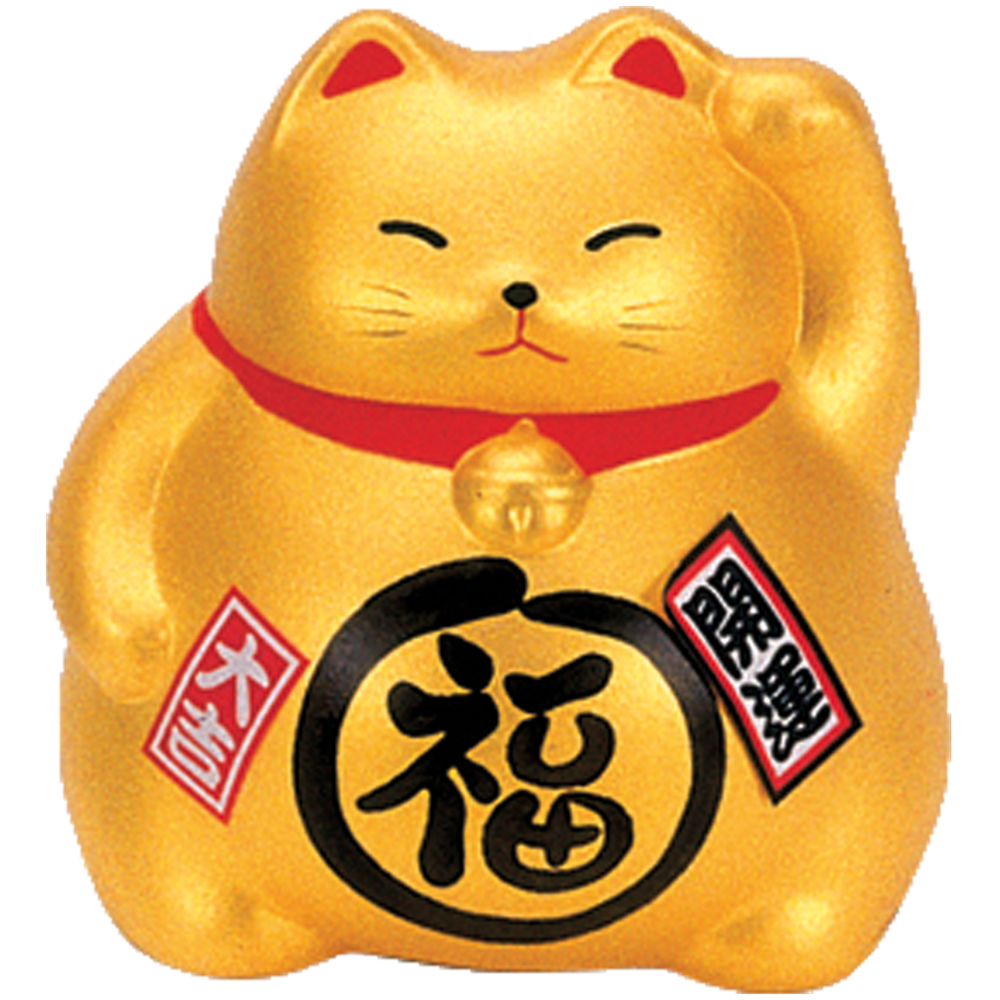 Afbeelding van JP | Tokyo Design Studio | Lucky Cat - Saving Pig Gold (Fortune, 9cm.) | 6pcs.