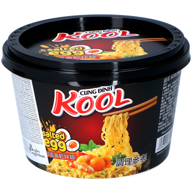 Cung Dinh - Kool Brand - Instant Noodles - Soya Flavor - Bowl - Beagley ...