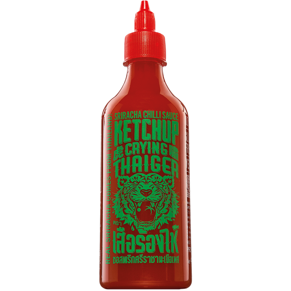 Afbeelding van TH | Crying Thaiger | Sriracha Chilli Sauce - Ketchup | 12x440ml.